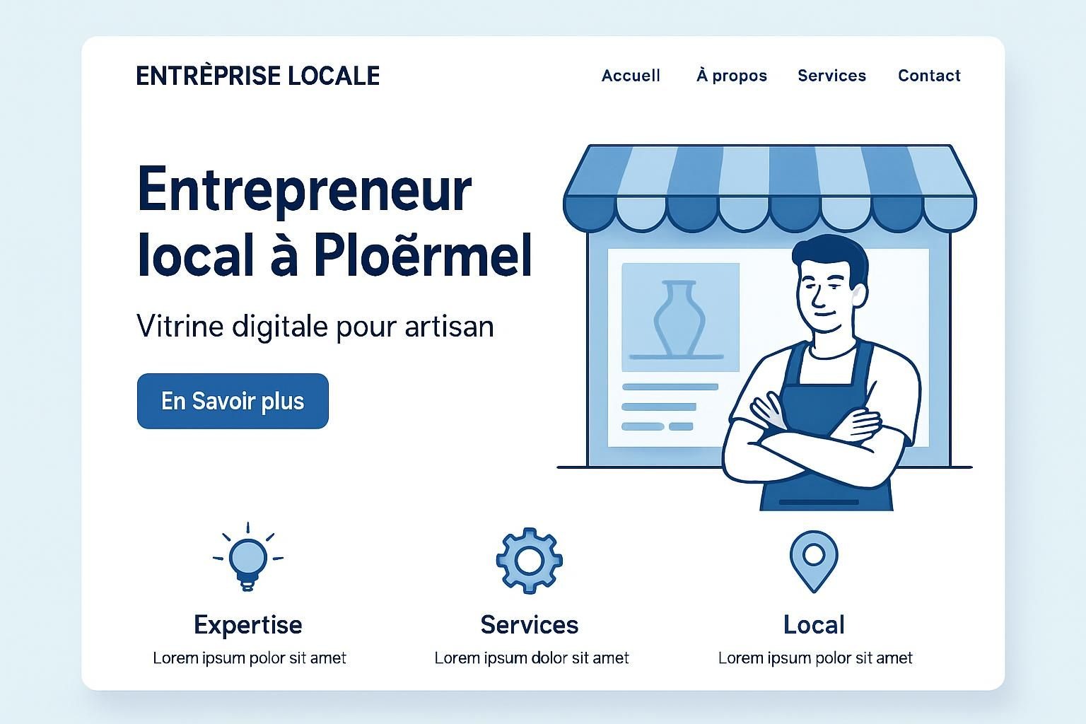 découvrez un exemple de site web optimisé spécialement conçu pour une entreprise à ploërmel, alliant design moderne et référencement local efficace pour booster votre visibilité.